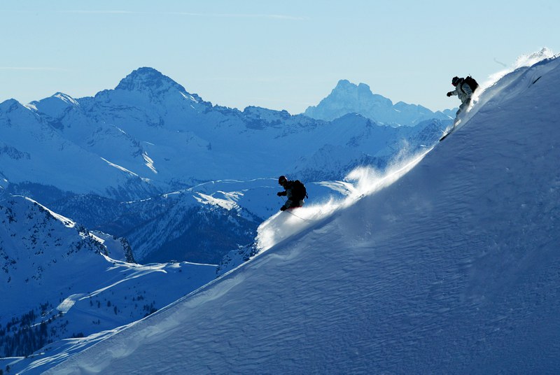 Serre Chavalier ski resort, France